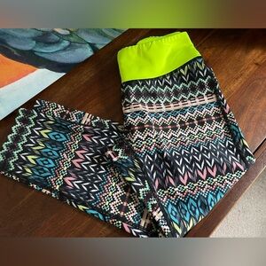 NWOT Prismsport for Anthro Paola Cropped Leggings